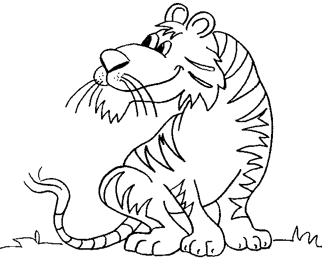 Раскраска: Tigris (Животные) #13734 - Бесплатные раскраски для печати
