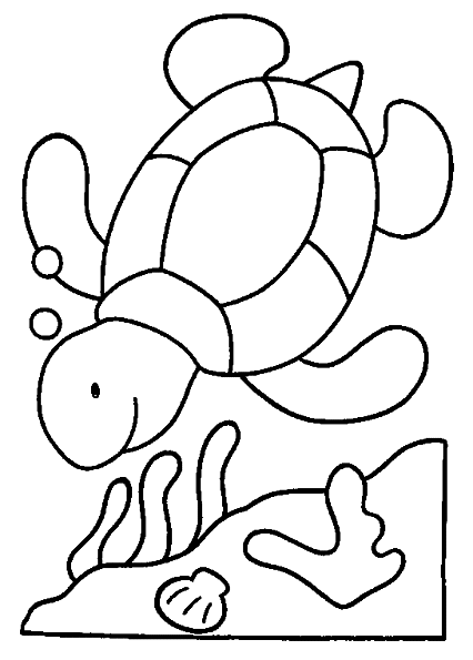 Раскраска: черепаха (Животные) #13415 - Бесплатные раскраски для печати