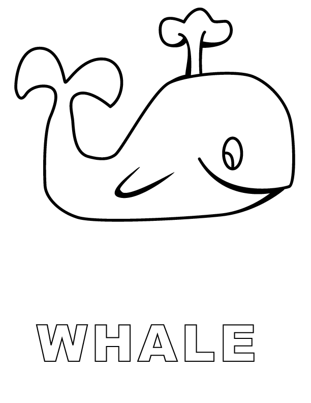 Раскраска: кит (Животные) #905 - Бесплатные раскраски для печати