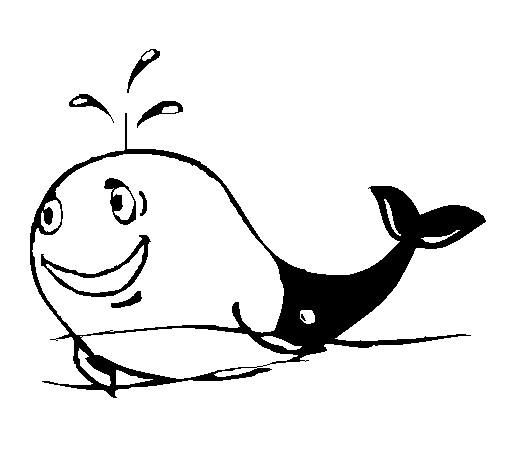 Раскраска: кит (Животные) #962 - Бесплатные раскраски для печати