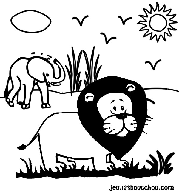 Раскраска: Дикие животные / джунгли (Животные) #21113 - Бесплатные раскраски для печати