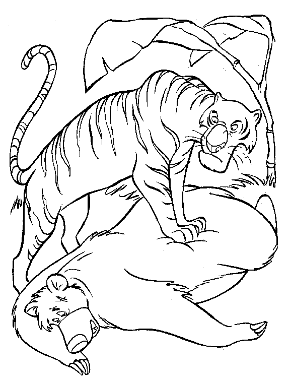 Раскраска: Дикие животные / джунгли (Животные) #21165 - Бесплатные раскраски для печати