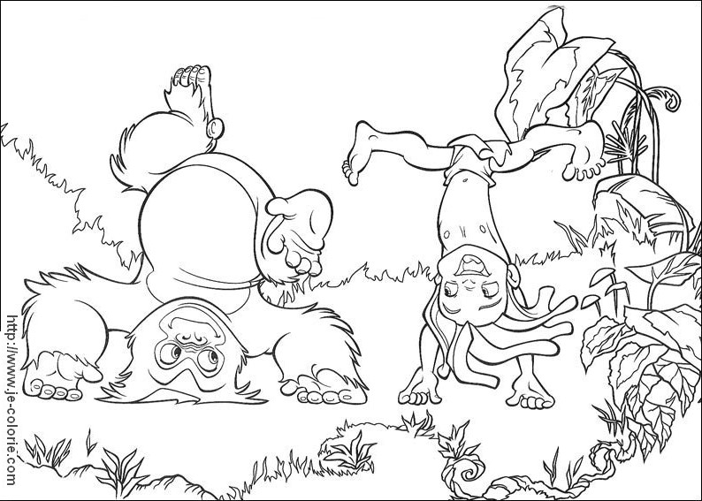 Раскраска: Дикие животные / джунгли (Животные) #21243 - Бесплатные раскраски для печати