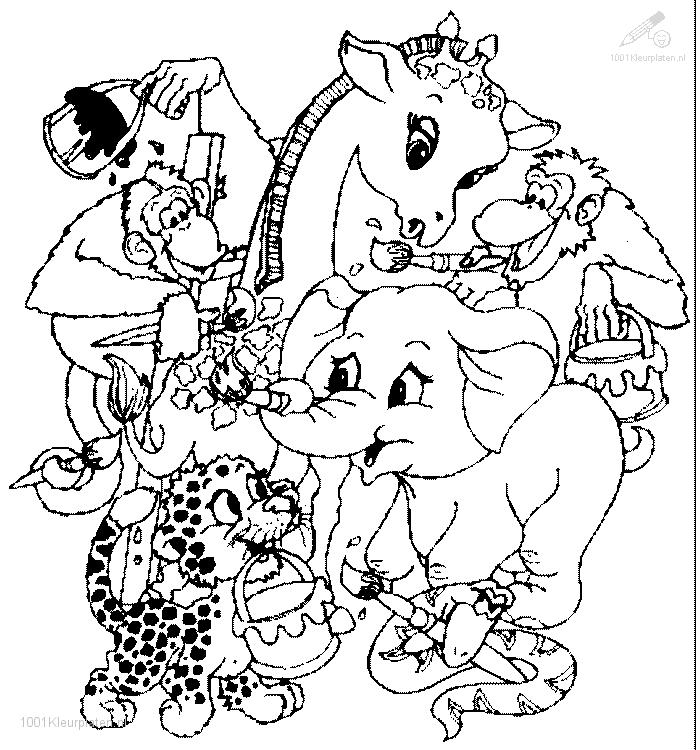 Раскраска: Дикие животные / джунгли (Животные) #21282 - Бесплатные раскраски для печати