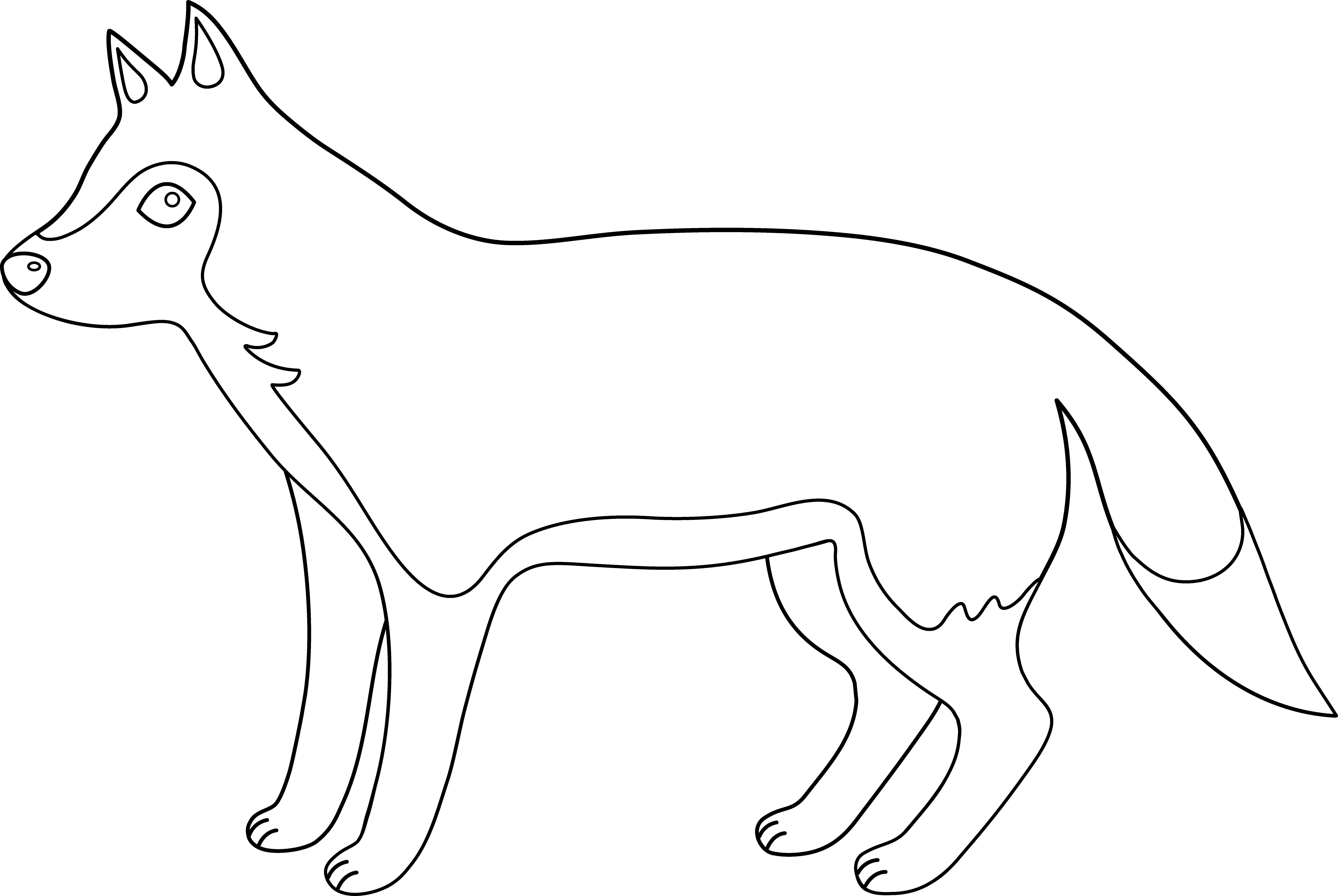 Раскраска: волк (Животные) #10498 - Бесплатные раскраски для печати