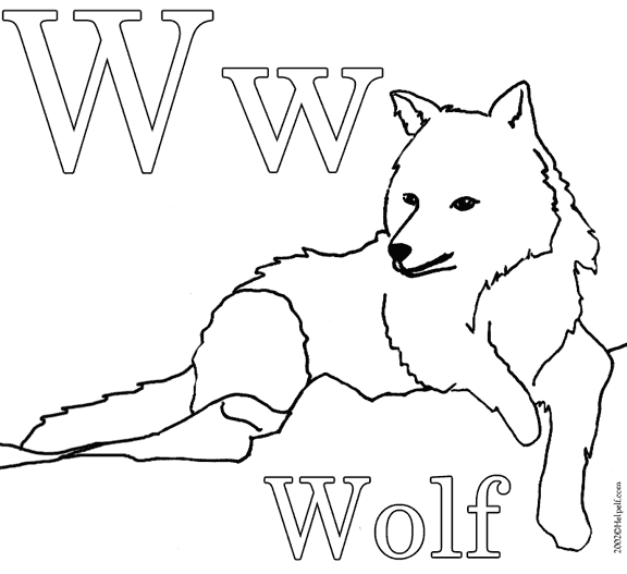 Раскраска: волк (Животные) #10524 - Бесплатные раскраски для печати