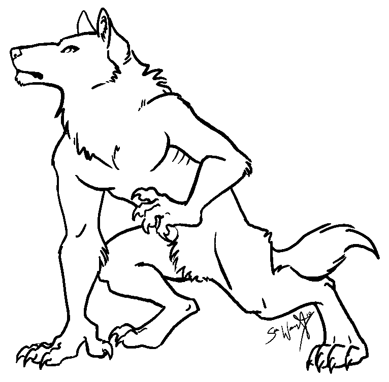 Раскраска: волк (Животные) #10570 - Бесплатные раскраски для печати