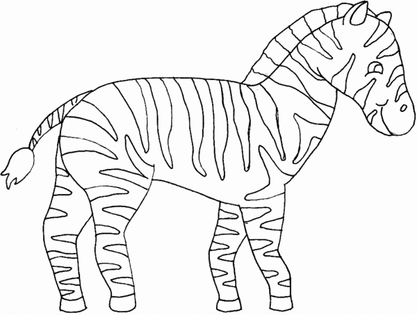Раскраска: зебра (Животные) #12939 - Бесплатные раскраски для печати