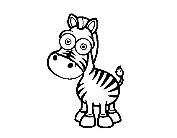Раскраска: зебра (Животные) #13006 - Бесплатные раскраски для печати