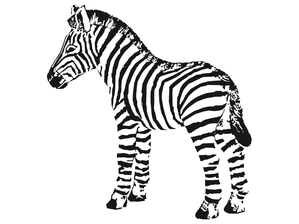 Раскраска: зебра (Животные) #13042 - Бесплатные раскраски для печати
