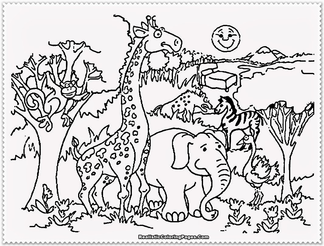 Раскраска: зоопарк (Животные) #12660 - Бесплатные раскраски для печати