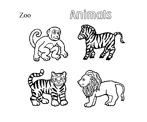 Раскраска: зоопарк (Животные) #12695 - Бесплатные раскраски для печати