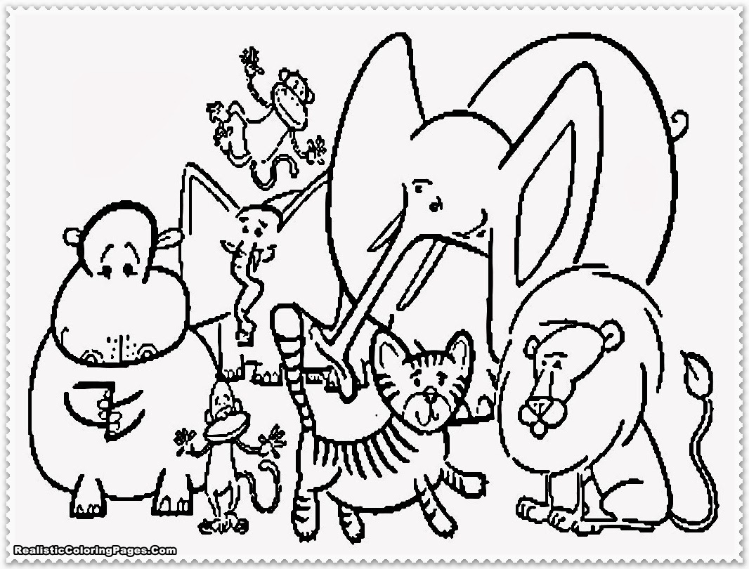 Раскраска: зоопарк (Животные) #12812 - Бесплатные раскраски для печати