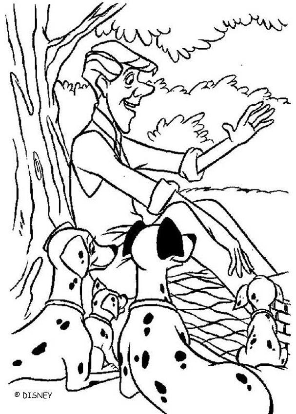 Раскраска: 101 далматинец (Анимационные фильмы) #129287 - Раскраски для печати