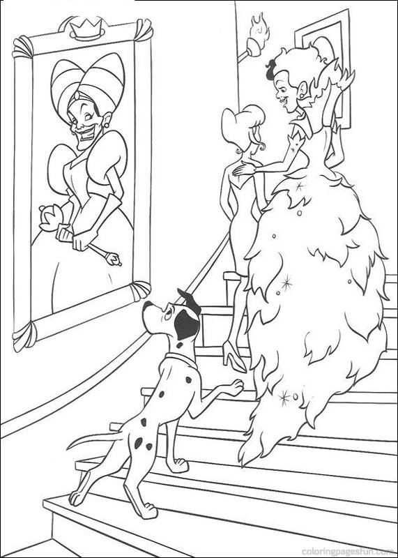 Раскраска: 101 далматинец (Анимационные фильмы) #129454 - Раскраски для печати