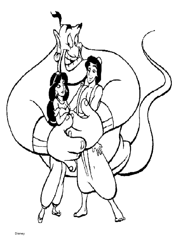 Раскраска: Aladdin (Анимационные фильмы) #127710 - Бесплатные раскраски для печати