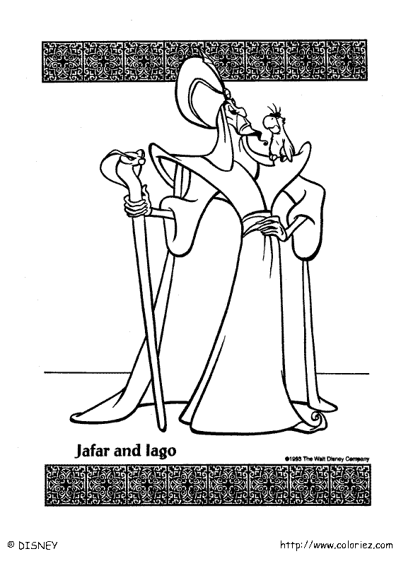 Раскраска: Aladdin (Анимационные фильмы) #127778 - Раскраски для печати