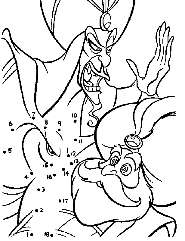 Раскраска: Aladdin (Анимационные фильмы) #127877 - Раскраски для печати