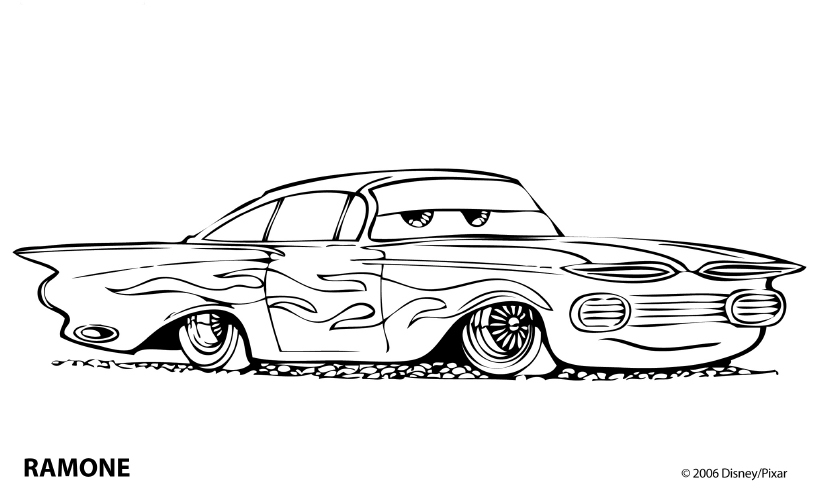 Раскраска: Баньоль (Автомобили) (Анимационные фильмы) #132549 - Бесплатные раскраски для печати