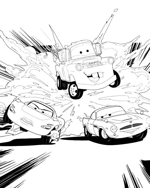 Раскраска: Баньоль (Автомобили) (Анимационные фильмы) #132680 - Бесплатные раскраски для печати