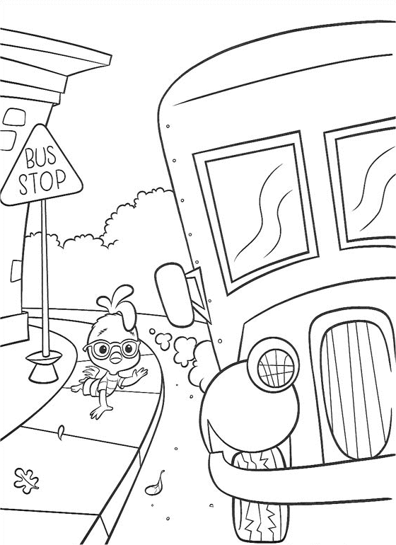 Раскраска: Маленький Цыпленок (Цыпленок Маленький) (Анимационные фильмы) #72716 - Бесплатные раскраски для печати