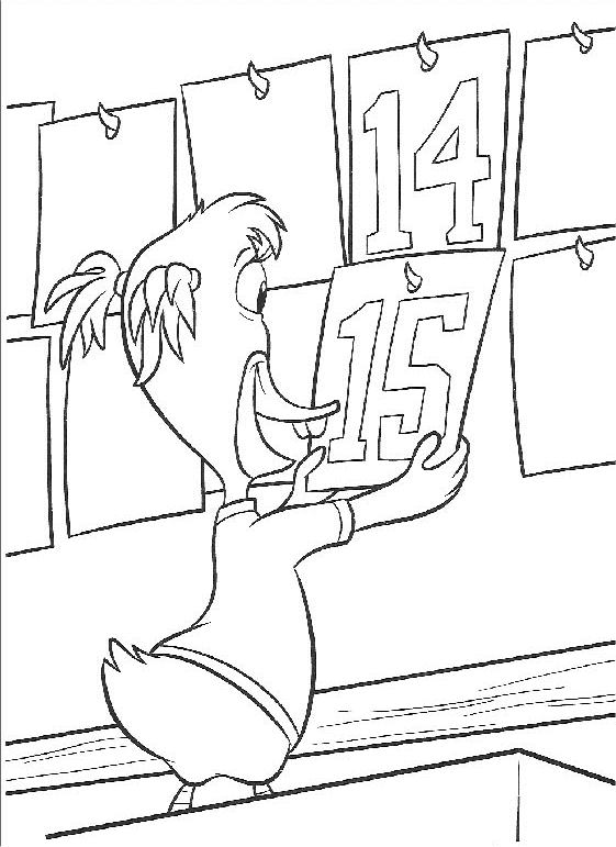 Раскраска: Маленький Цыпленок (Цыпленок Маленький) (Анимационные фильмы) #72744 - Бесплатные раскраски для печати