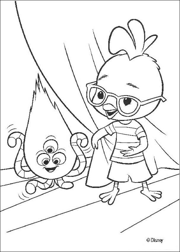 Раскраска: Маленький Цыпленок (Цыпленок Маленький) (Анимационные фильмы) #72965 - Бесплатные раскраски для печати