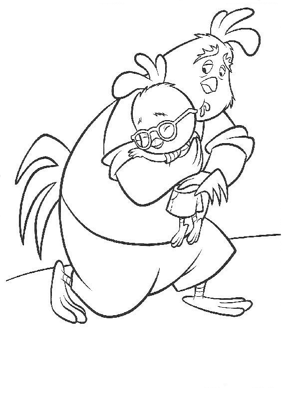 Раскраска: Маленький Цыпленок (Цыпленок Маленький) (Анимационные фильмы) #73002 - Бесплатные раскраски для печати