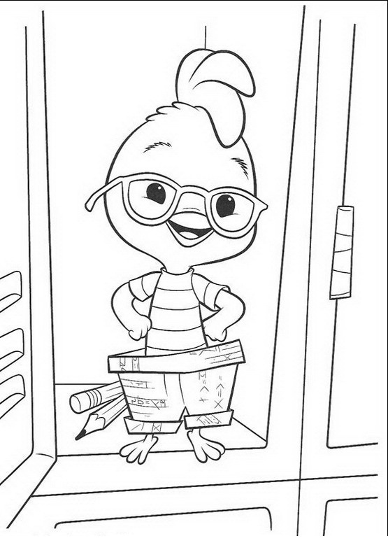 Раскраска: Маленький Цыпленок (Цыпленок Маленький) (Анимационные фильмы) #73016 - Бесплатные раскраски для печати
