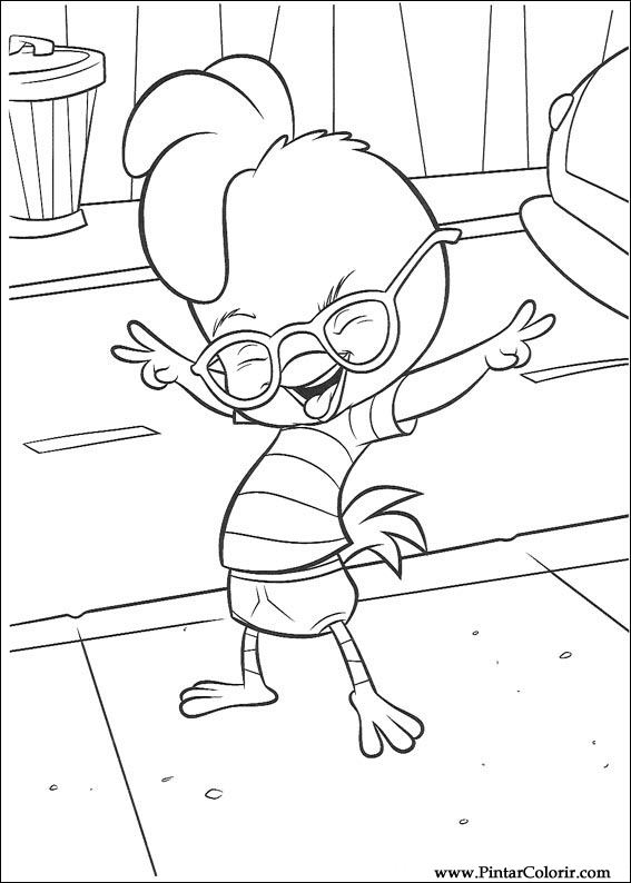 Раскраска: Маленький Цыпленок (Цыпленок Маленький) (Анимационные фильмы) #73202 - Бесплатные раскраски для печати