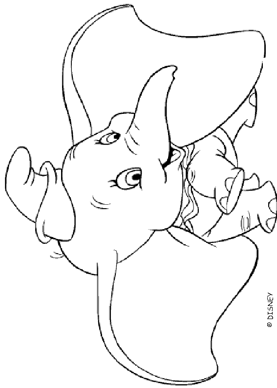Раскраска: простофиля (Анимационные фильмы) #170572 - Бесплатные раскраски для печати
