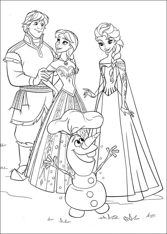 Раскраска: Снежная королева (Анимационные фильмы) #71661 - Бесплатные раскраски для печати