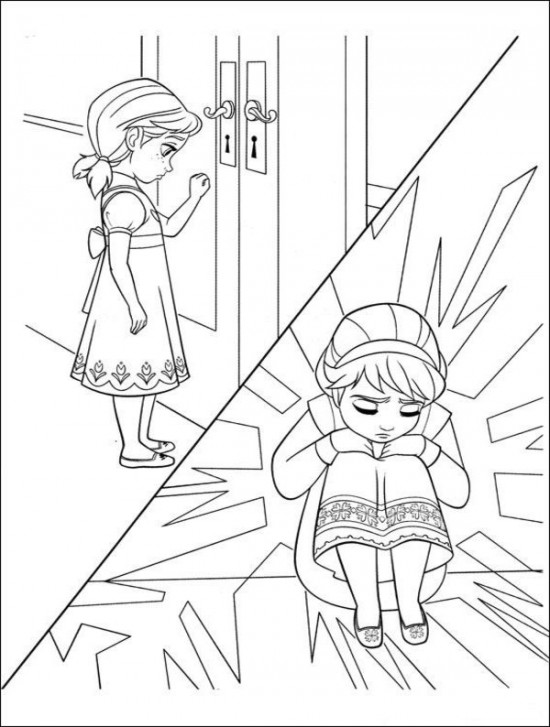 Раскраска: Снежная королева (Анимационные фильмы) #71697 - Бесплатные раскраски для печати