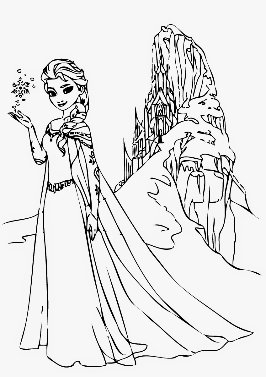 Раскраска: Снежная королева (Анимационные фильмы) #71754 - Бесплатные раскраски для печати