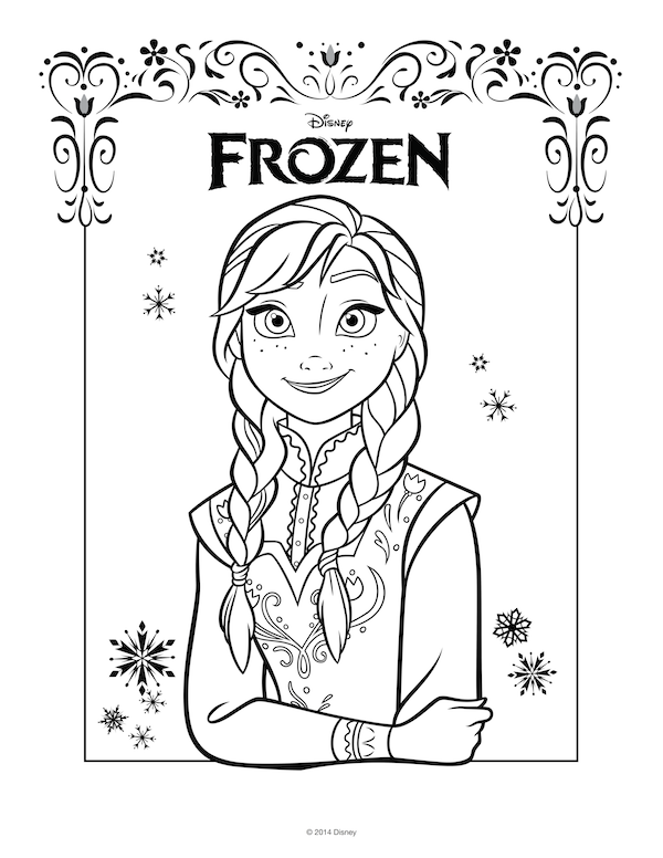 Раскраска: Снежная королева (Анимационные фильмы) #71785 - Бесплатные раскраски для печати