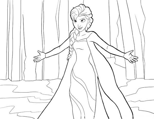 Раскраска: Снежная королева (Анимационные фильмы) #71814 - Бесплатные раскраски для печати