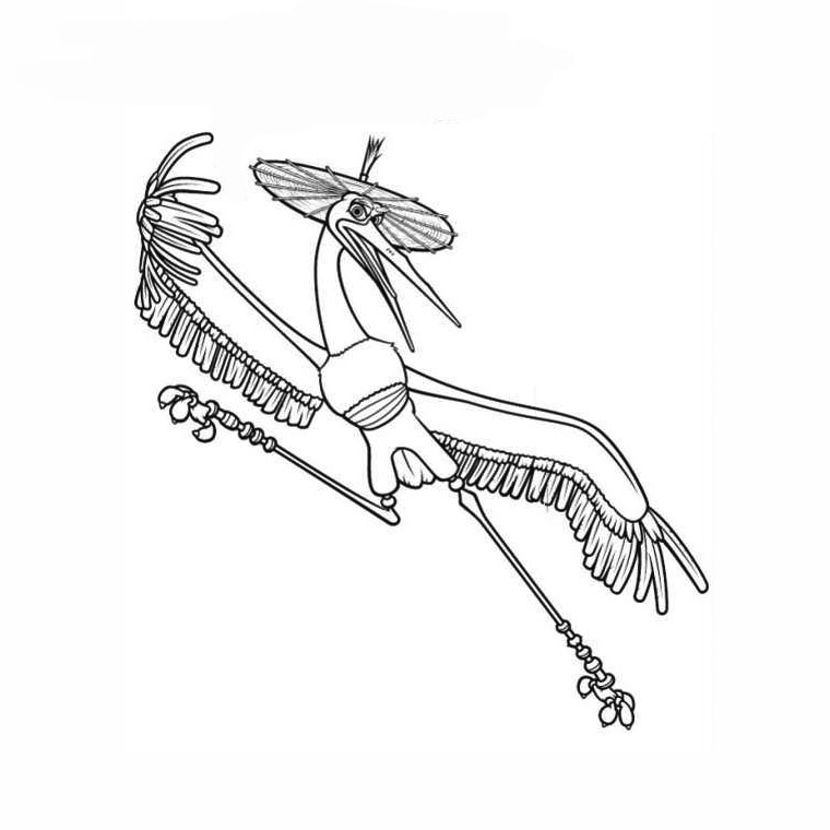 Раскраска: Кунг-фу панда (Анимационные фильмы) #73355 - Бесплатные раскраски для печати