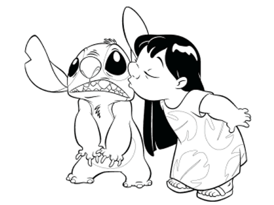 Раскраска: Lilo и Stitch (Анимационные Фильмы) #44903 - Бесплатные раскраски для печати