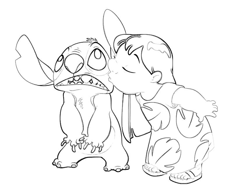 Раскраска: Lilo и Stitch (Анимационные Фильмы) #44904 - Бесплатные раскраски для печати