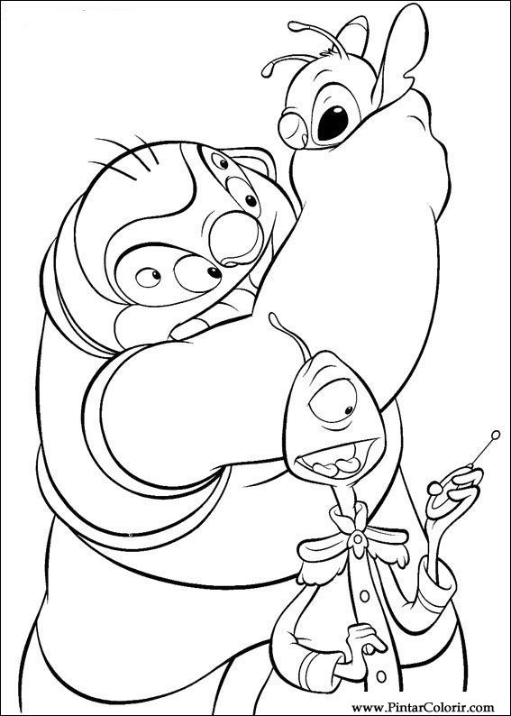 Раскраска: Лило и Стич (Анимационные фильмы) #45060 - Бесплатные раскраски для печати