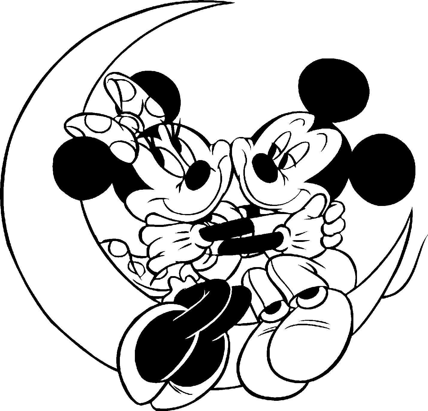 Раскраска: Микки (Анимационные фильмы) #170102 - Бесплатные раскраски для печати