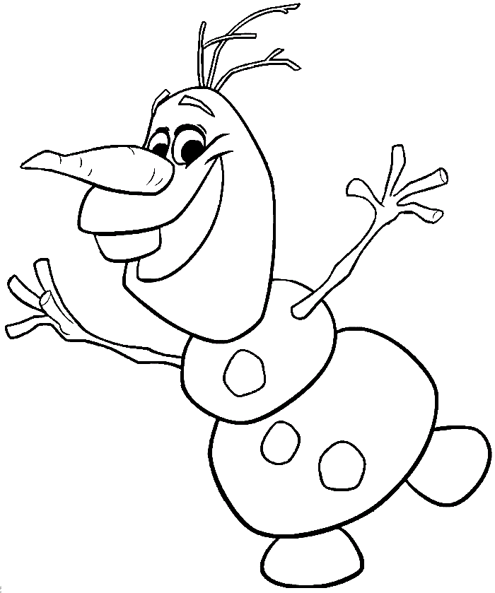 Раскраска: Olaf (Анимационные фильмы) #170217 - Бесплатные раскраски для печати