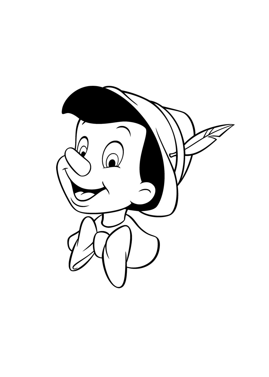 Раскраска: Пиноккио (Анимационные фильмы) #132264 - Бесплатные раскраски для печати