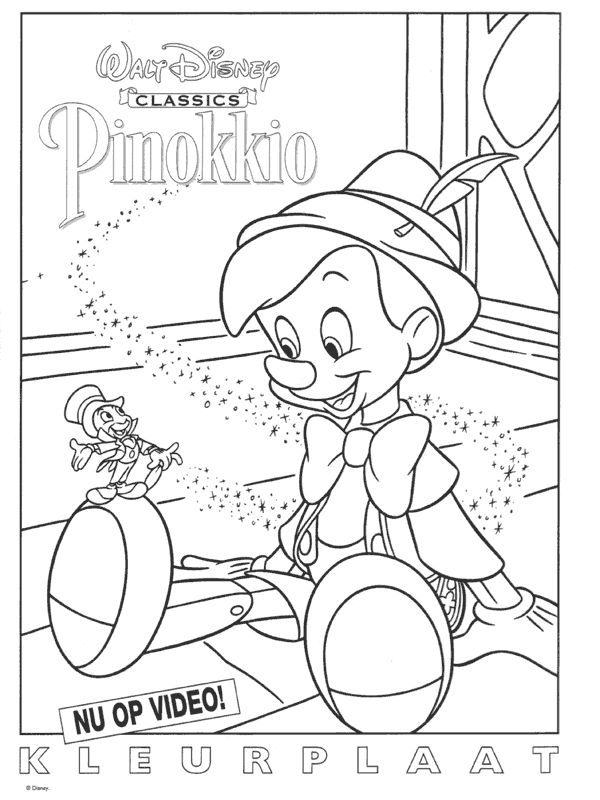 Раскраска: Пиноккио (Анимационные фильмы) #132279 - Бесплатные раскраски для печати