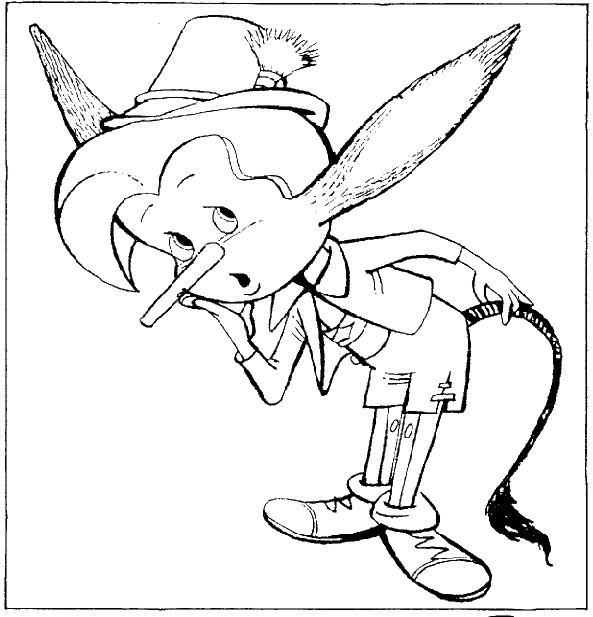 Раскраска: Пиноккио (Анимационные фильмы) #132288 - Бесплатные раскраски для печати
