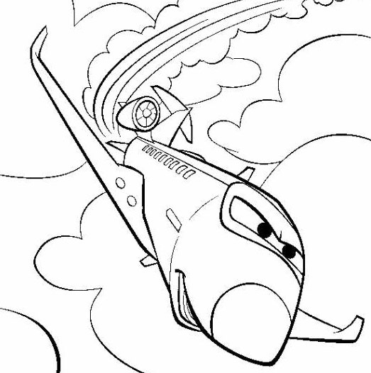 Раскраска: Самолеты (Самолеты) (Анимационные фильмы) #132756 - Бесплатные раскраски для печати