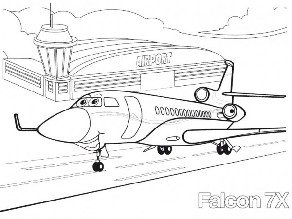 Раскраска: Самолеты (Самолеты) (Анимационные фильмы) #132805 - Бесплатные раскраски для печати