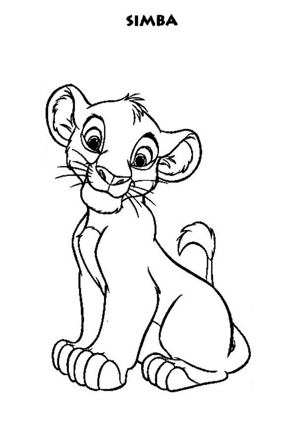 Раскраска: Simba (Анимационные фильмы) #169997 - Бесплатные раскраски для печати