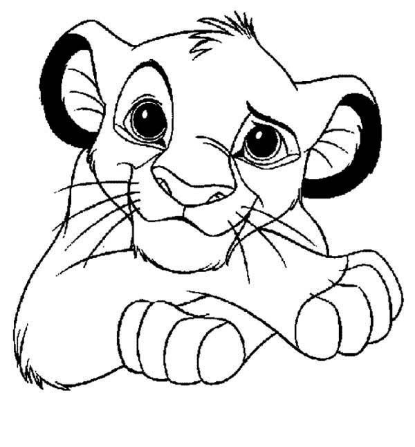 Раскраска: Simba (Анимационные фильмы) #170006 - Бесплатные раскраски для печати