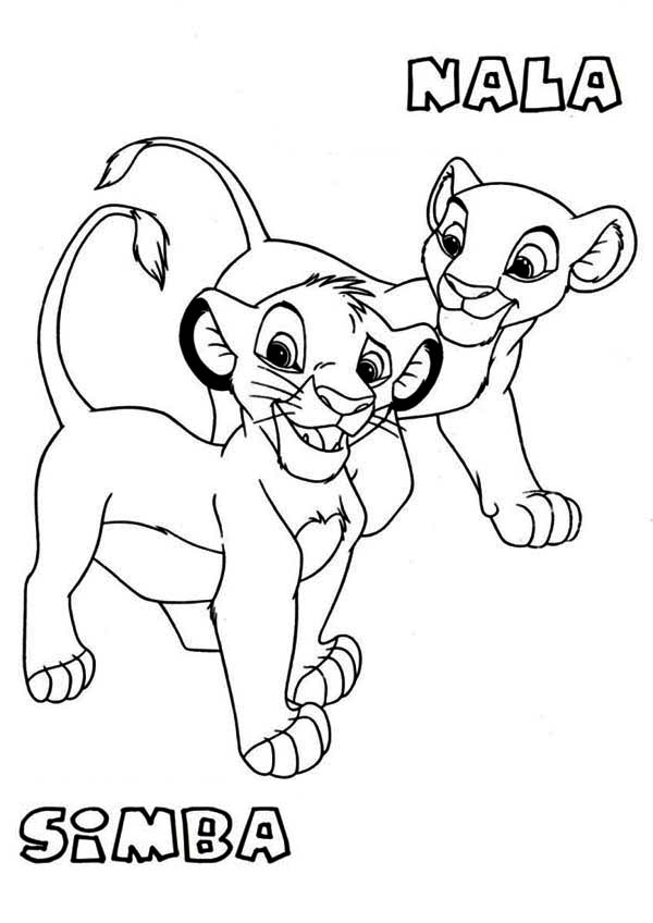 Раскраска: Simba (Анимационные фильмы) #170024 - Бесплатные раскраски для печати